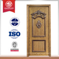 Современный современный стиль Внешний массивный деревянный дизайн передней двери, поворотная дверь